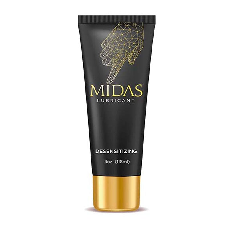 Midas Desensitising Lubricant - 118 ml - Desensitising Lubricant - 118 ml Tube - Silk and Sin