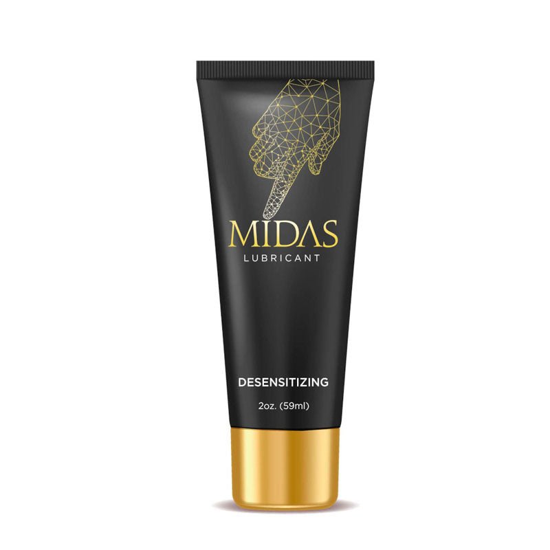 Midas Desensitising Lubricant - 60 ml - Desensitising Lubricant - 59 ml Tube - Silk and Sin