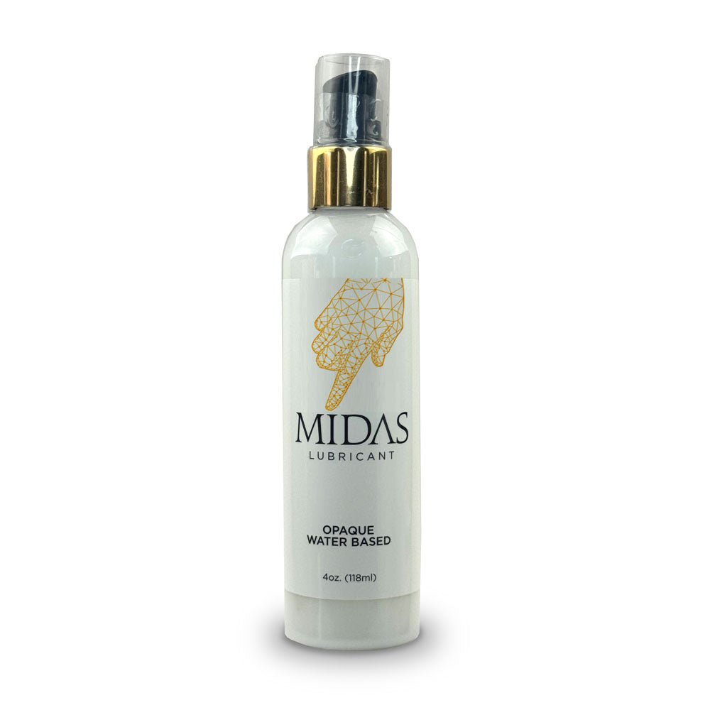 Midas Opaque Water Based Lubricant - 118 ml - Water Based Cum Lube - 118 ml - Silk and Sin
