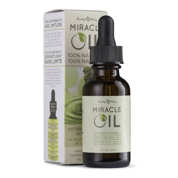 Miracle Oil - Skin Soothing Oil with Hemp Seed - 30 ml Dropper Bottle - Silk and Sin