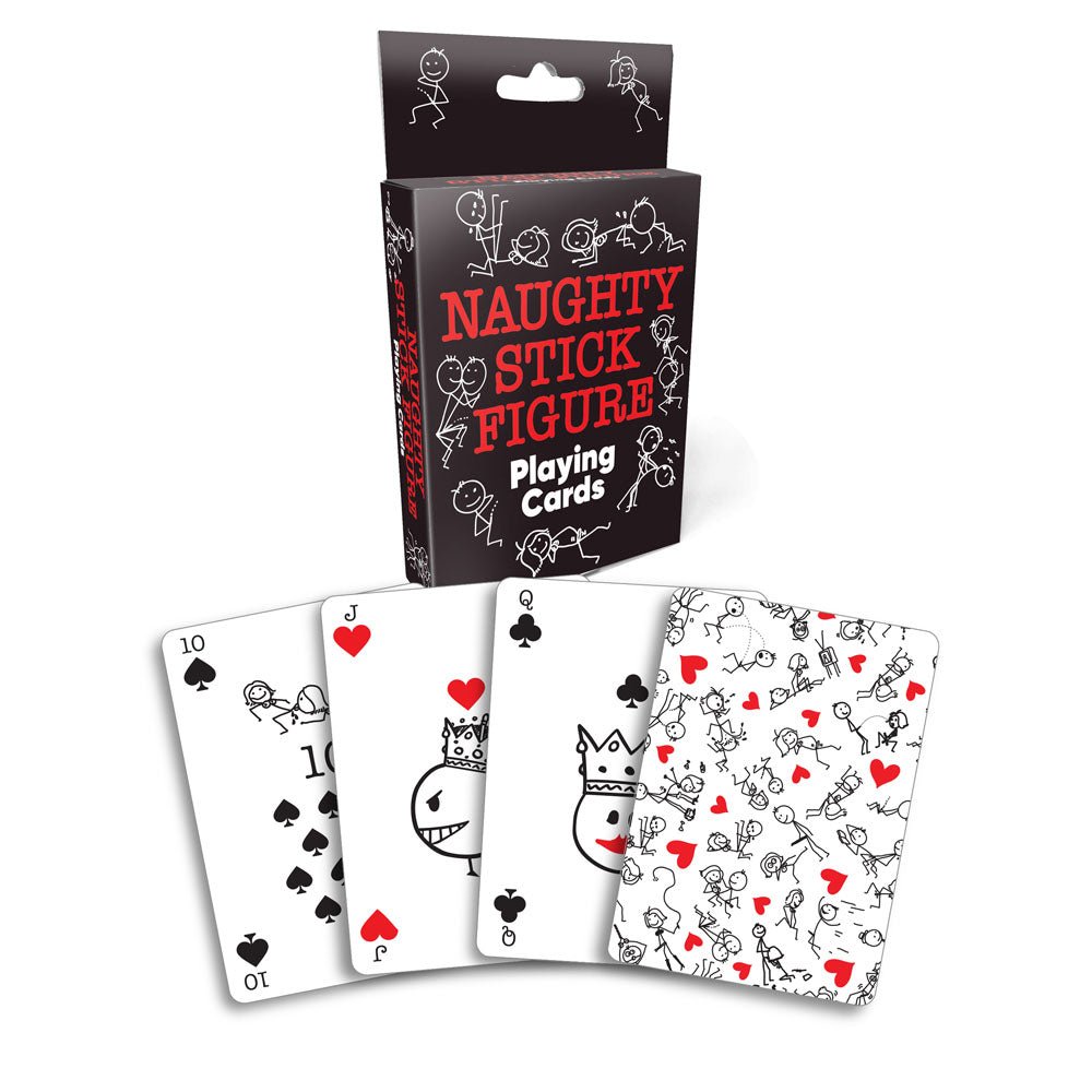 Naughty Stick Figure Playing Cards - Novelty Playing Cards - Silk and Sin