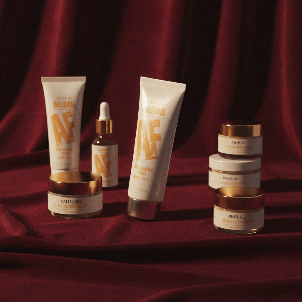 Numb AF - Unflavoured - Unflavoured Anal Numbing Cream - 44 ml Tube - Silk and Sin