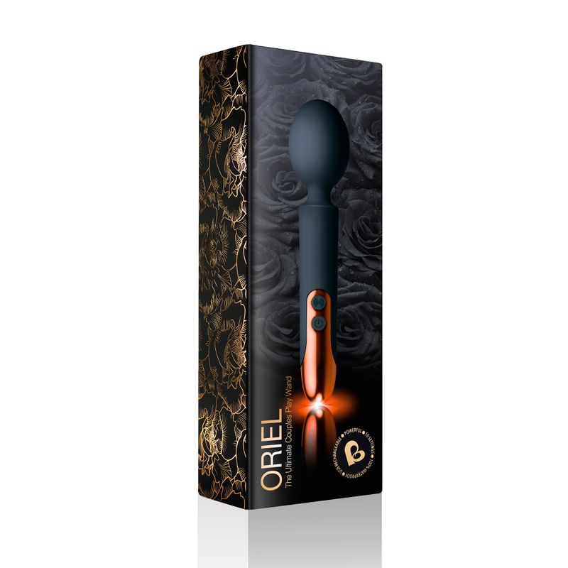 Oriel Rechargeable Wand Black - Silk and Sin