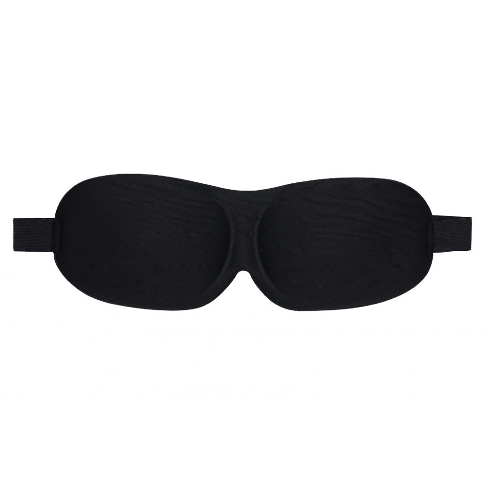 OUCH! 3D Mask - Black - Black Eye Mask - Silk and Sin