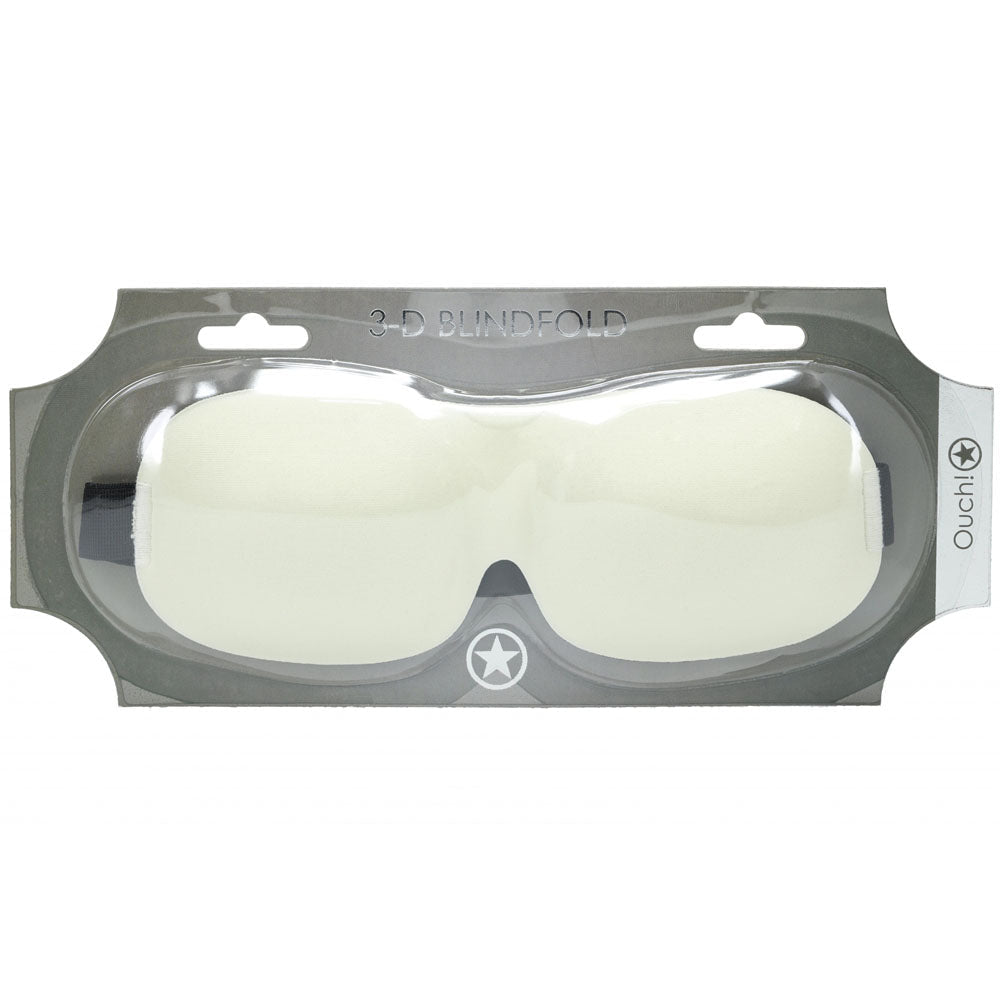 OUCH! 3D Mask - Gold - Gold Eye Mask - Silk and Sin