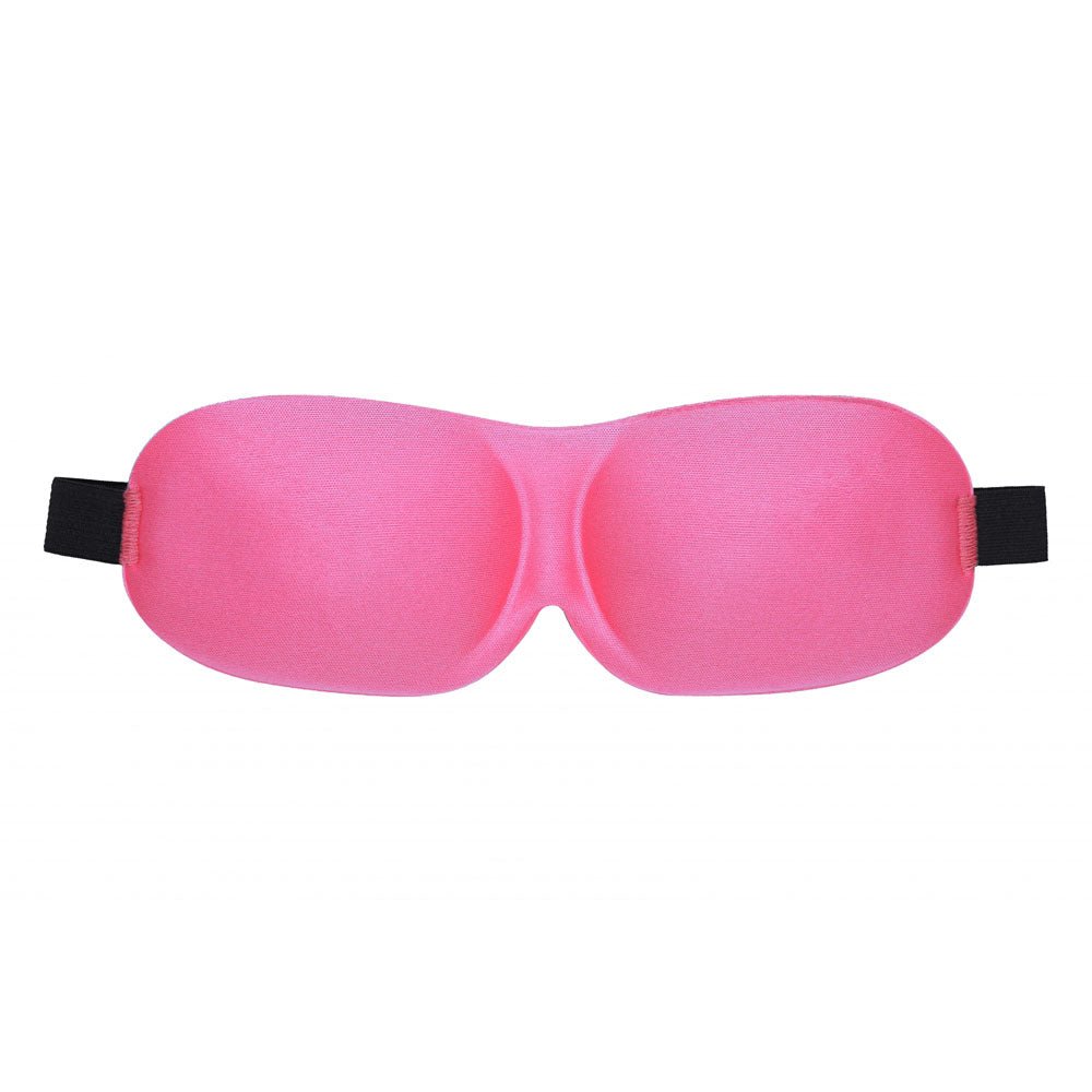 OUCH! 3D Mask - Pink - Pink Eye Mask - Silk and Sin