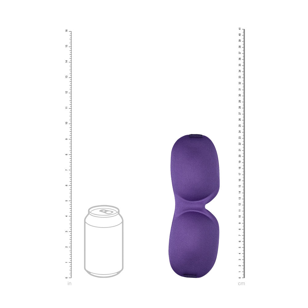 OUCH! 3D Mask - Purple - Purple Eye Mask - Silk and Sin