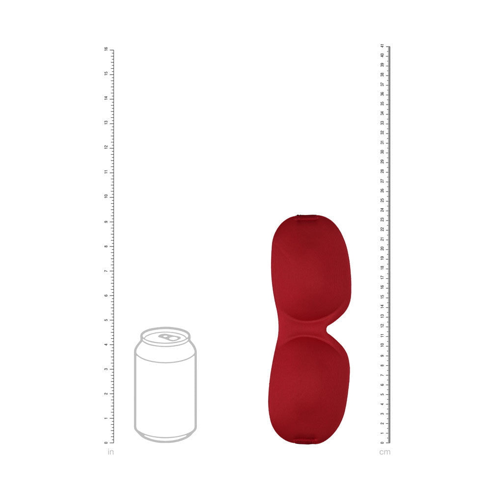 OUCH! 3D Mask - Red - Red Eye Mask - Silk and Sin