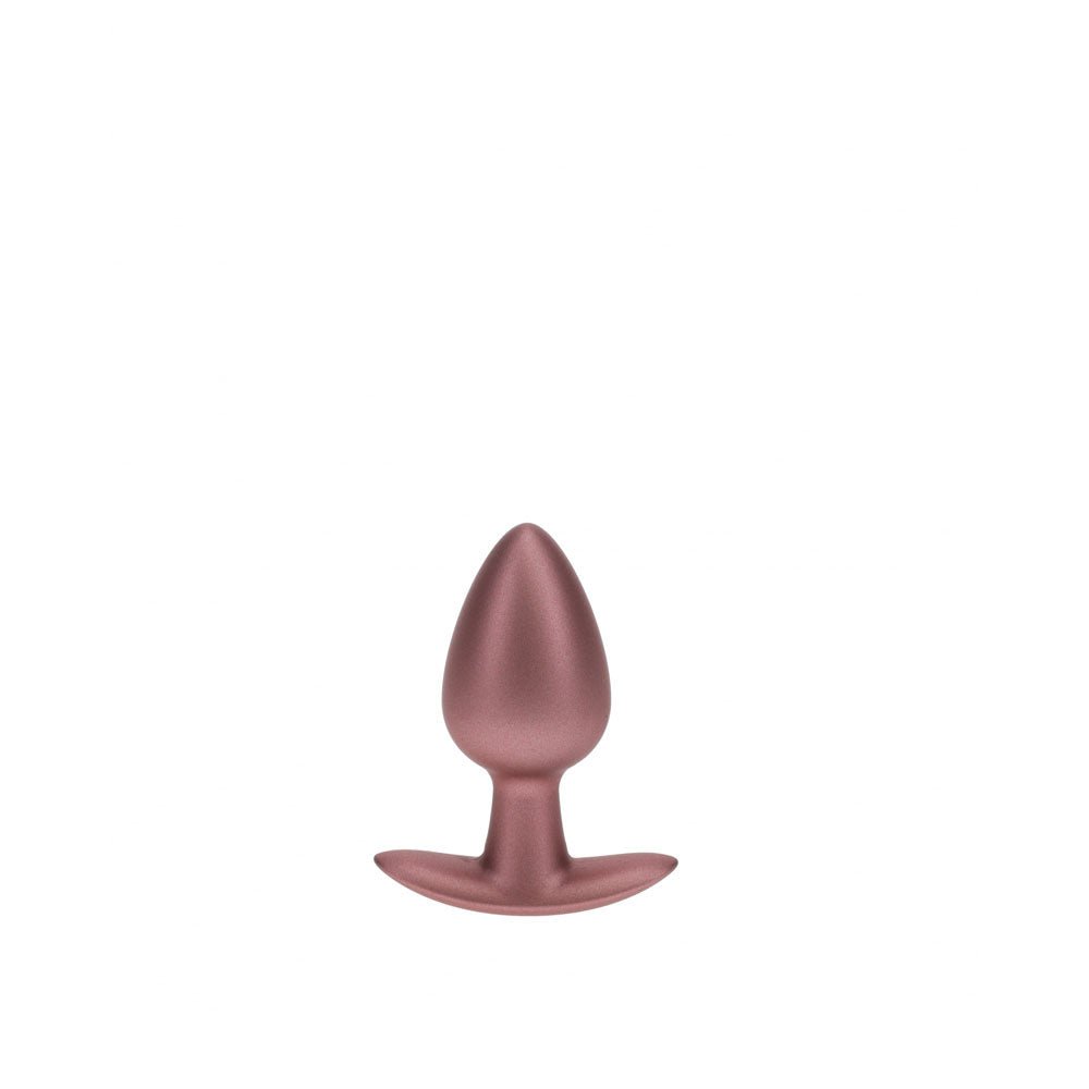 OUCH! Anal Plug - Medium - Rose Gold - Rose Gold 7.9 cm Medium Butt Plug - silkandsin