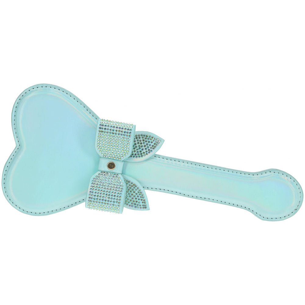 OUCH! Paris Collection - Paddle - Baby Blue Heart Paddle - silkandsin