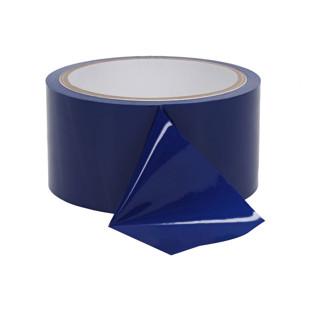 OUCH! PVC Non-Stick Tape - Navy - Navy Blue Bondage Tape - 20 metre Length - Silk and Sin