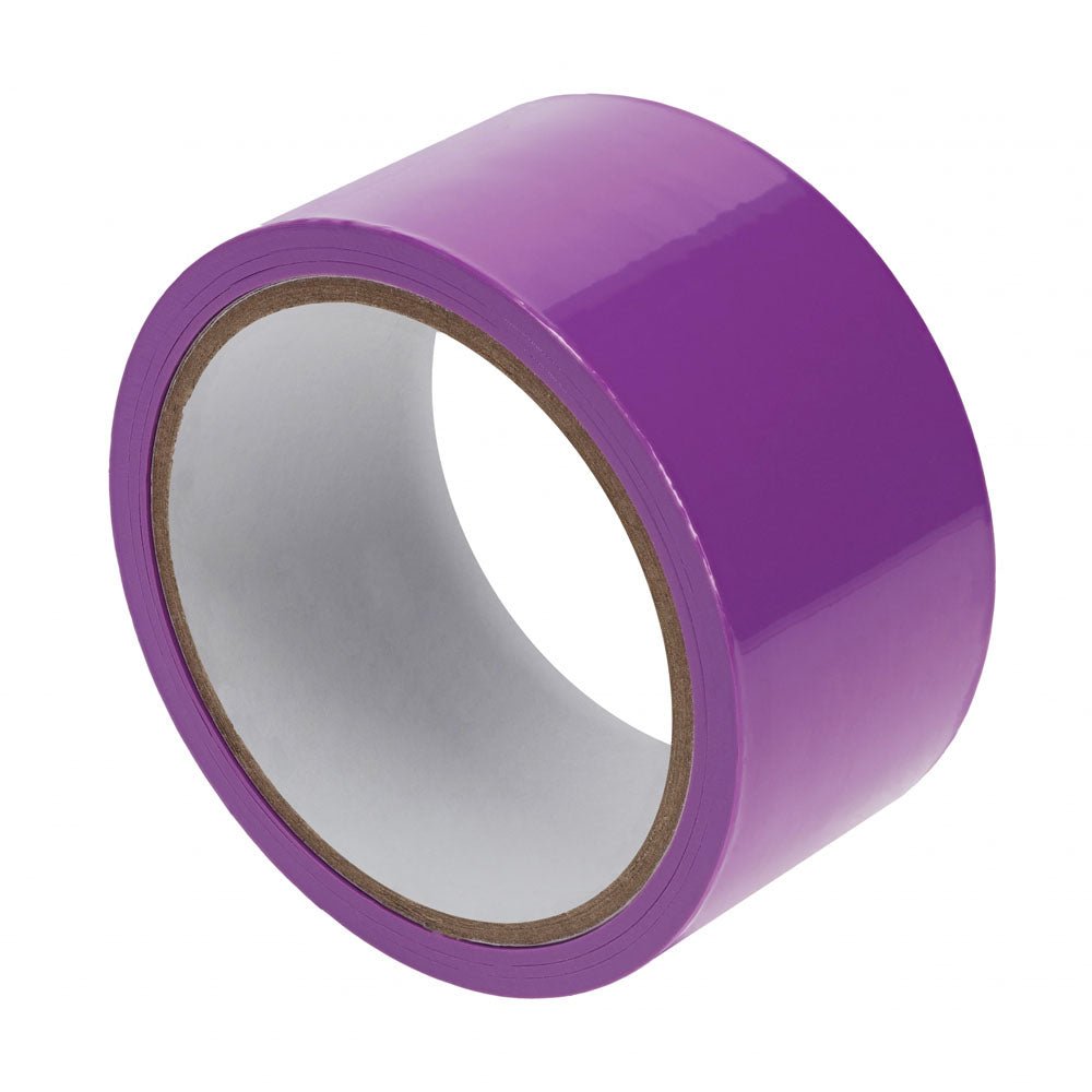 OUCH! PVC Non-Stick Tape - Purple - Purple Bondage Tape - 20 metre Length - Silk and Sin