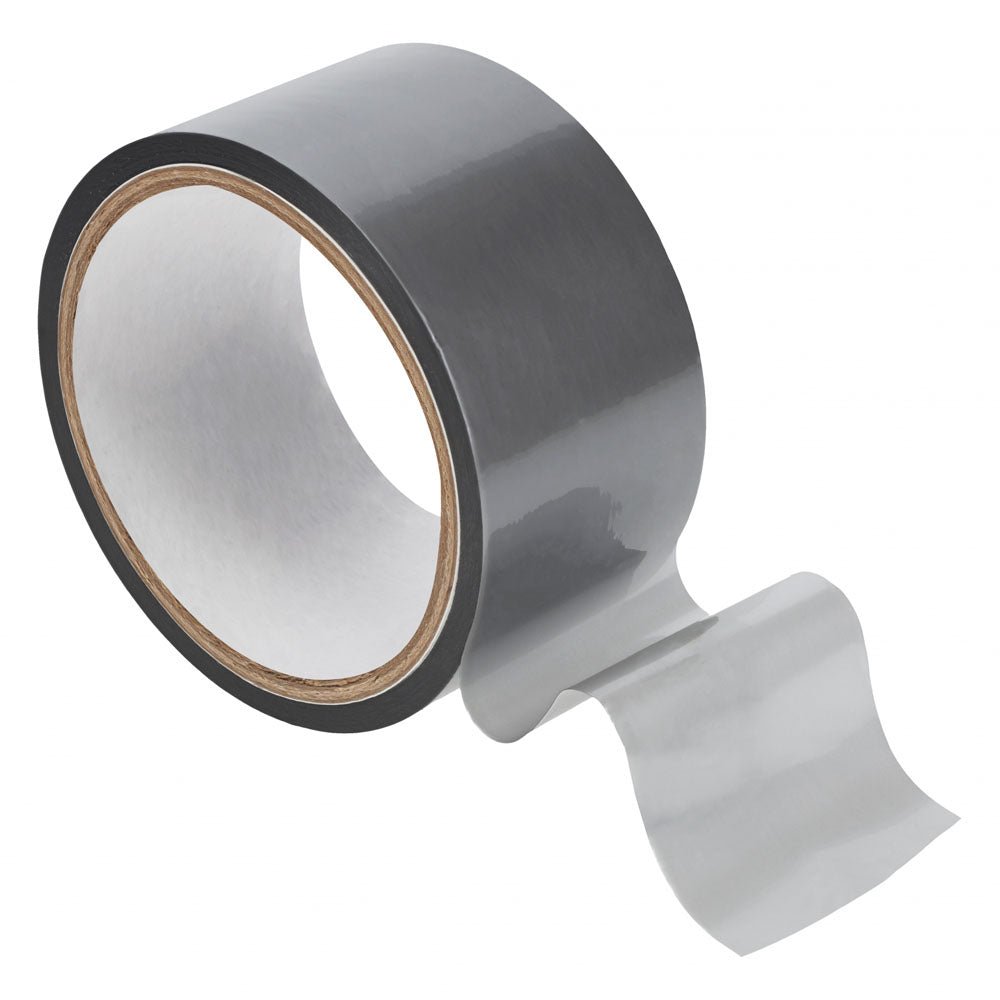 OUCH! PVC Non-Stick Tape - Silver - Silver Bondage Tape - 20 metre Length - Silk and Sin