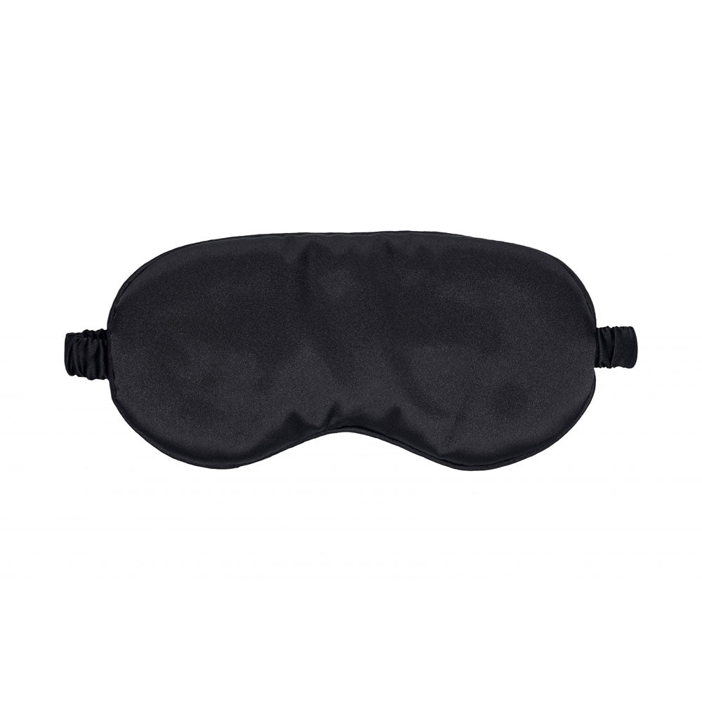 OUCH! Satin Mask - Black - Black Eye Mask - Silk and Sin
