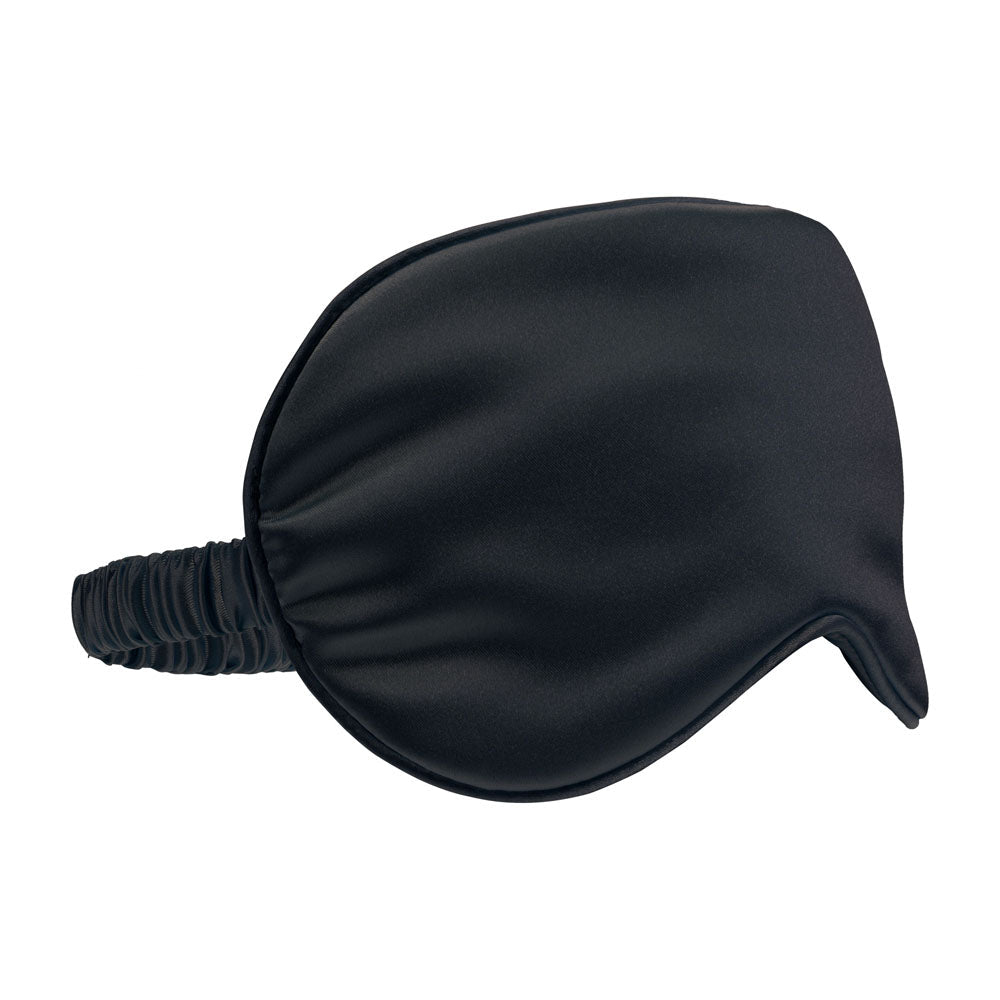 OUCH! Satin Mask - Black - Black Eye Mask - Silk and Sin