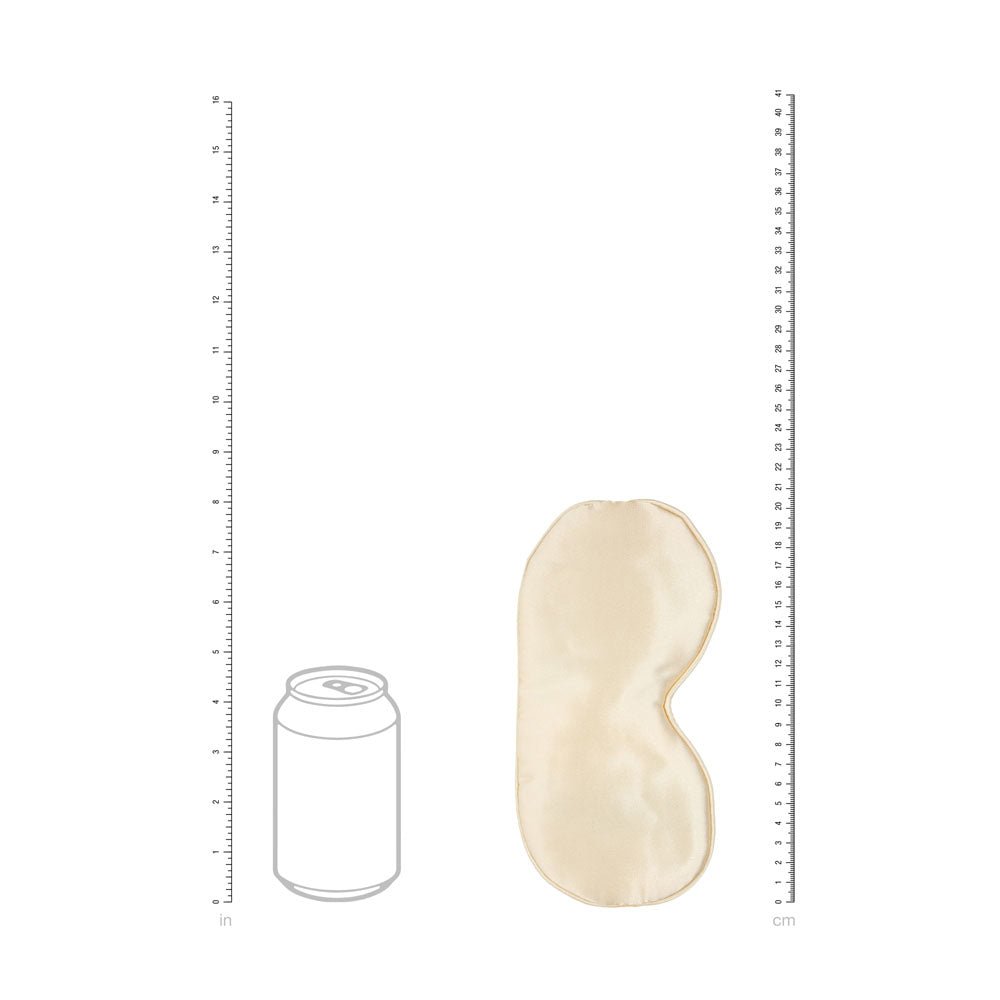 OUCH! Satin Mask - Gold - Gold Eye Mask - Silk and Sin