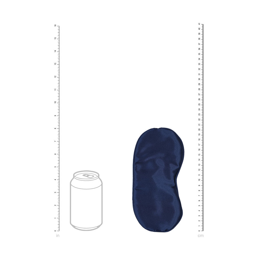 OUCH! Satin Mask - Navy - Navy Blue Eye Mask - Silk and Sin