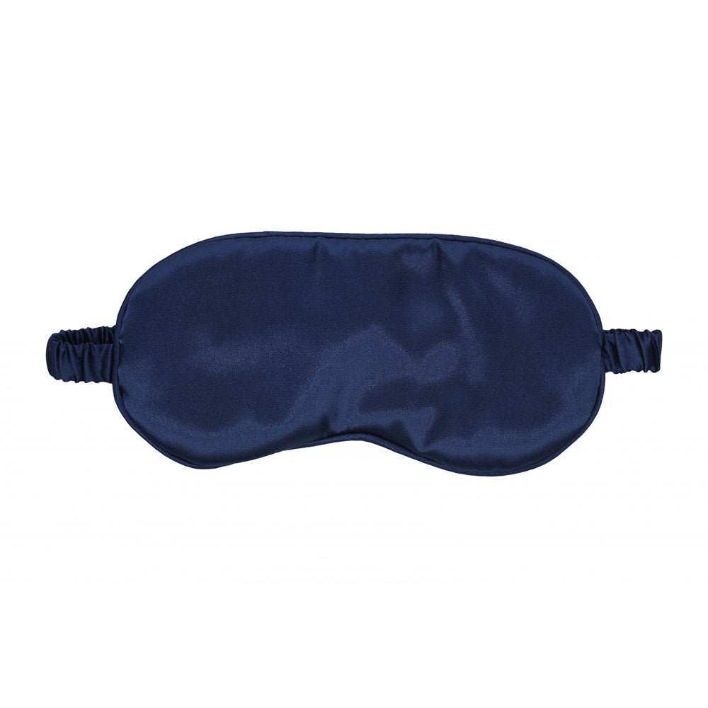 OUCH! Satin Mask - Navy - Navy Blue Eye Mask - Silk and Sin