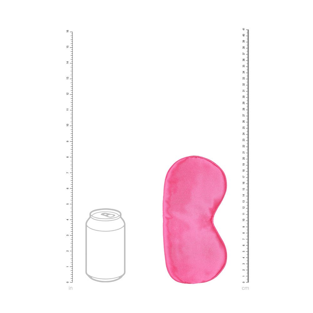 OUCH! Satin Mask - Pink - Pink Eye Mask - Silk and Sin
