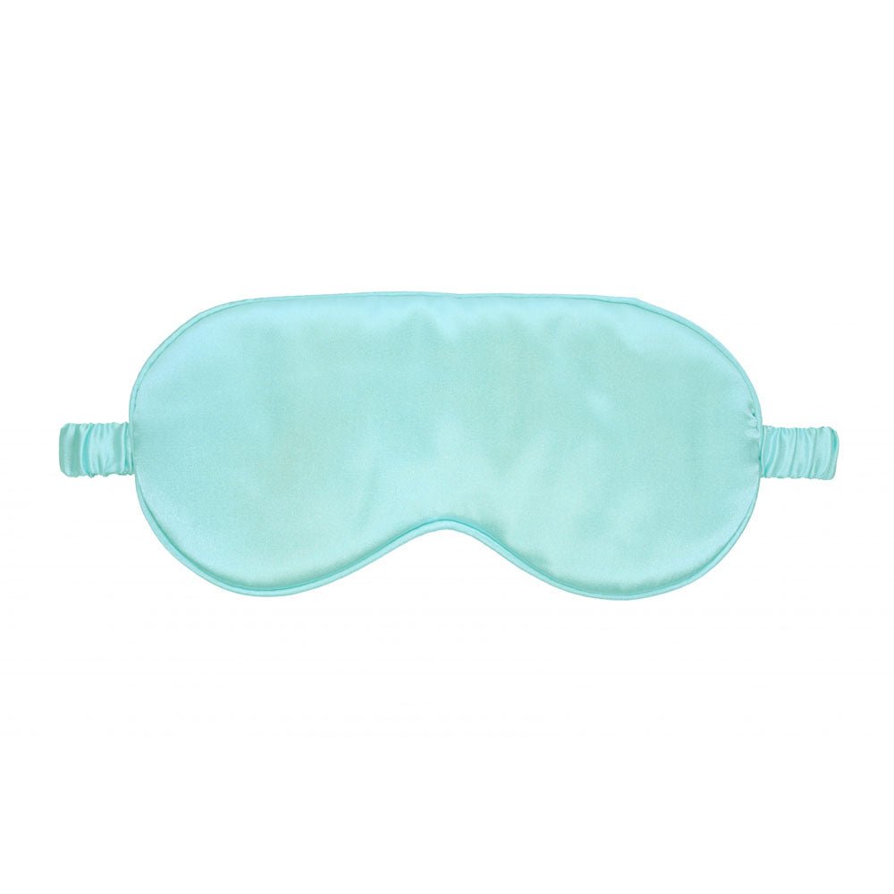 OUCH! Satin Mask - Powder Blue - Powder Blue Eye Mask - Silk and Sin