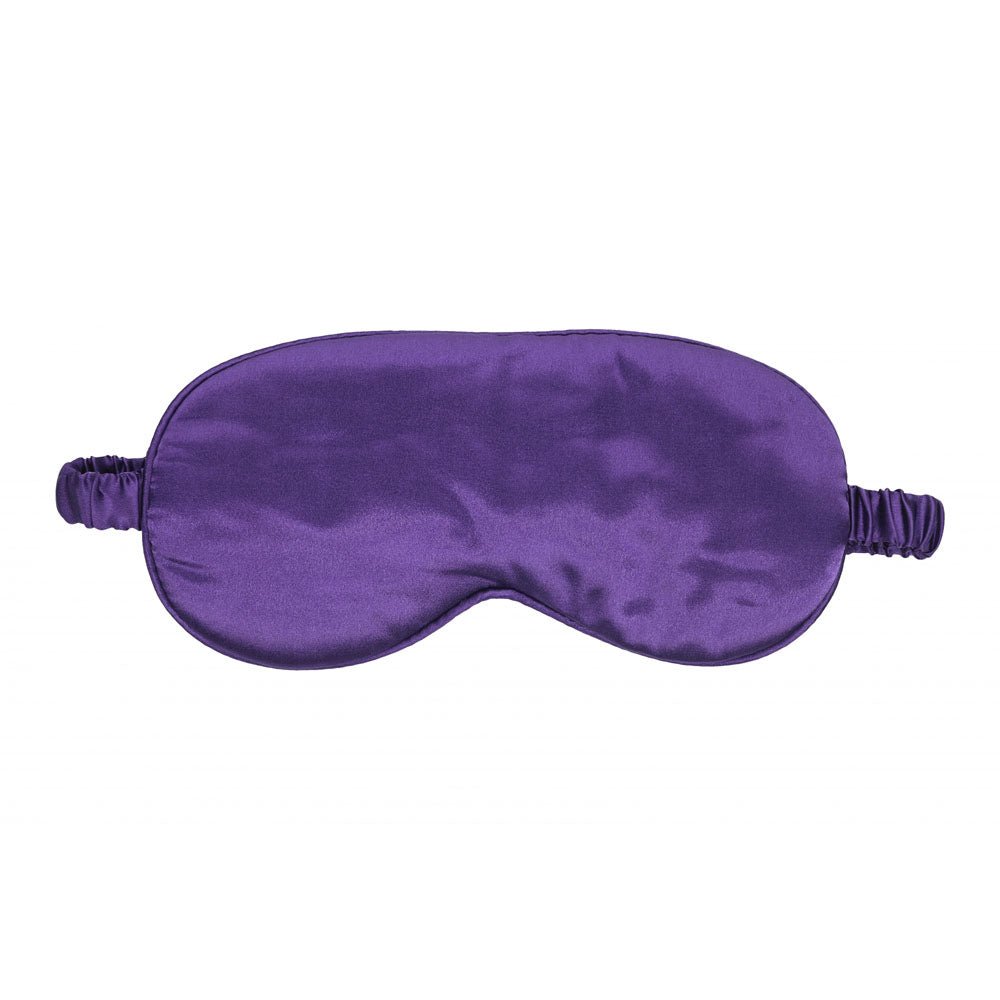 OUCH! Satin Mask - Purple - Purple Eye Mask - Silk and Sin