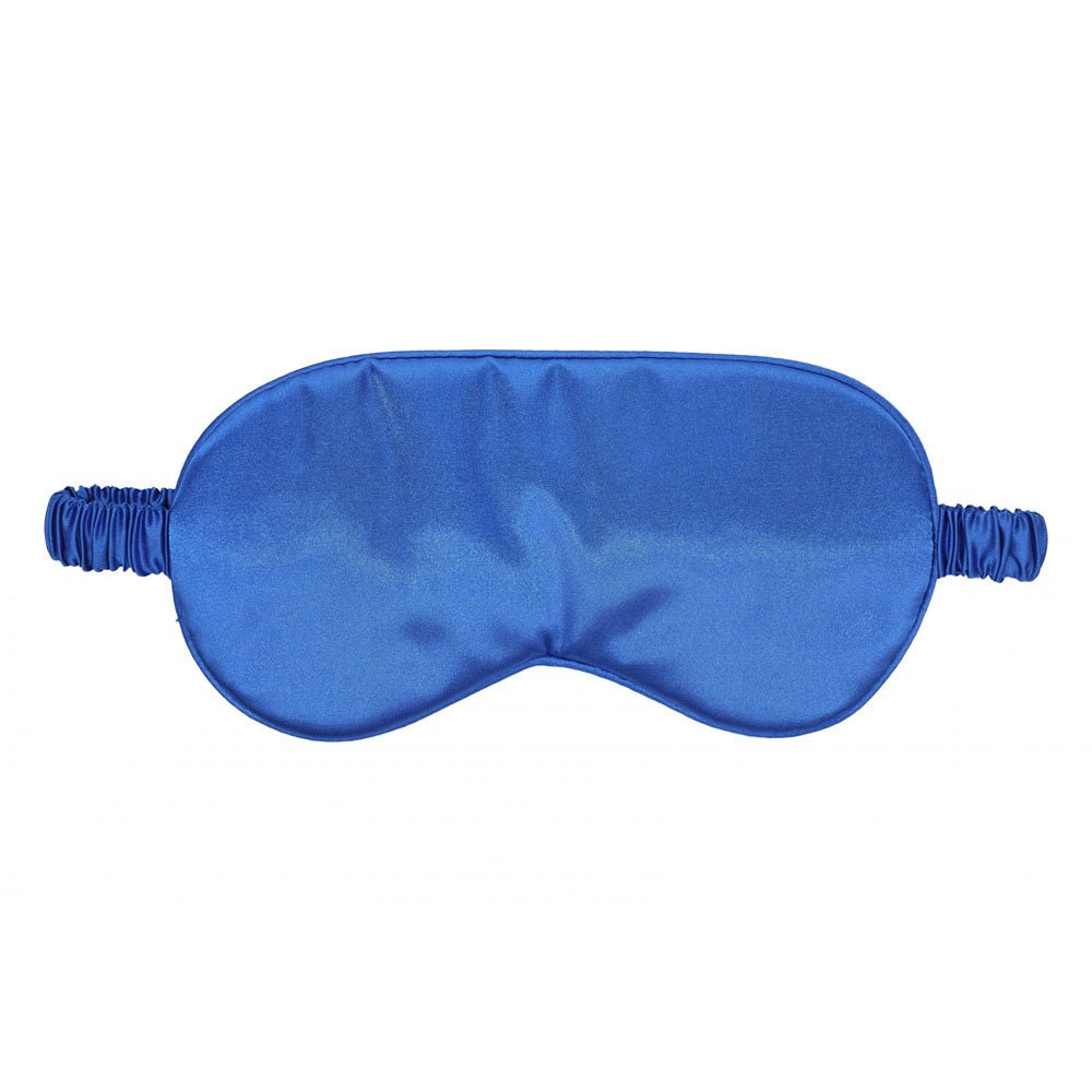 OUCH! Satin Mask - Royal Blue - Royal Blue Eye Mask - Silk and Sin