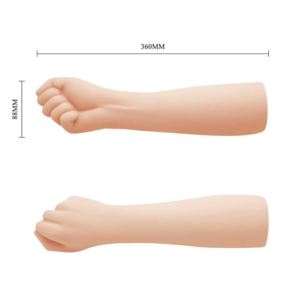 Party Up TONY Fist - Flesh 36 cm Fist Dildo - Silk and Sin