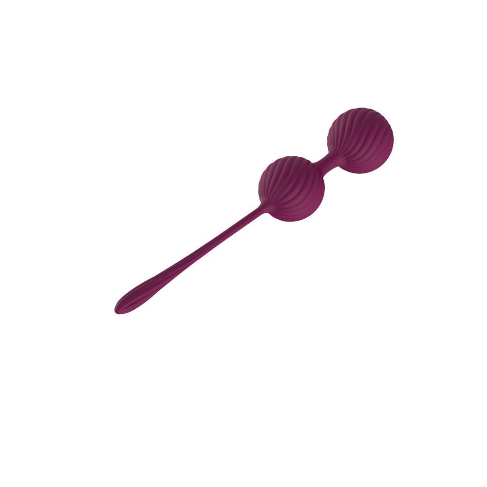 Passion Play Kegel Balls - Purple Dual Kegel Balls - silkandsin