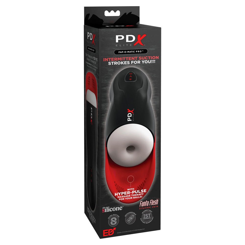 PDX Elite Fap - O - Matic Pro - USB Rechargeable Sucking Masturbator - silkandsin