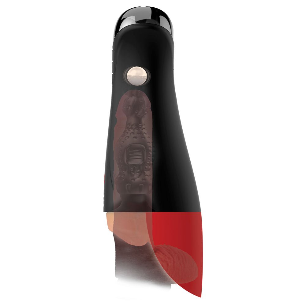 PDX Elite Fap - O - Matic Pro XL - Light - Flesh USB Rechargeable Auto Stroker - silkandsin