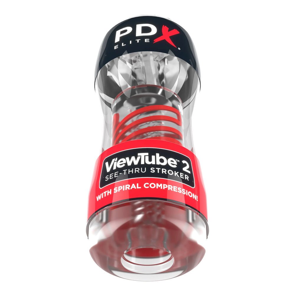PDX Elite Viewtube 2 - Clear Stroker - silkandsin