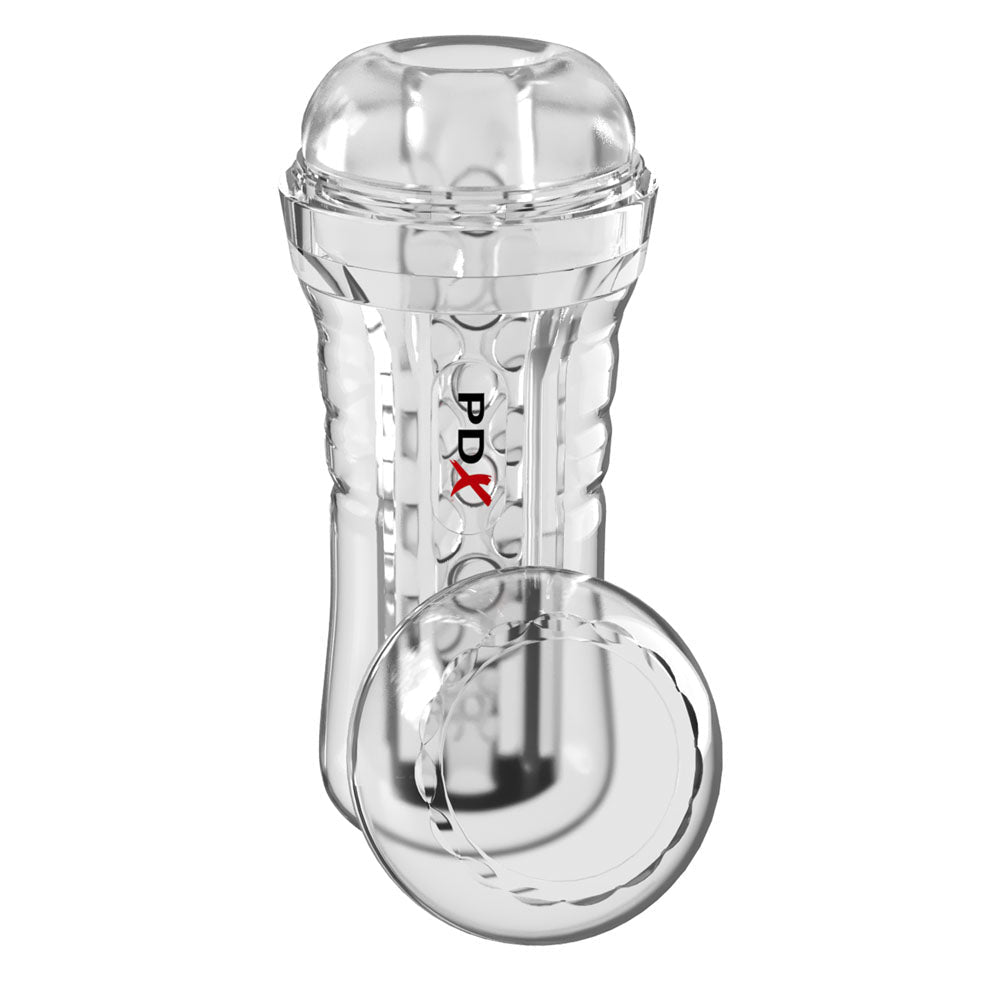 PDX Elite ViewTube EZ - Grip Stroker - Clear Stroker - silkandsin