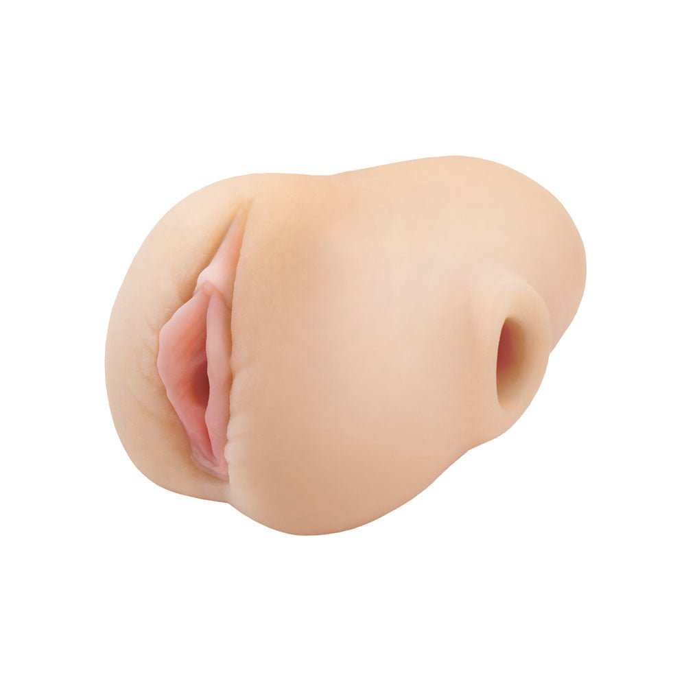 PDX Plus Pussy Pounder Squeeze Stroker - Flesh - Flesh Vagina Stroker - silkandsin