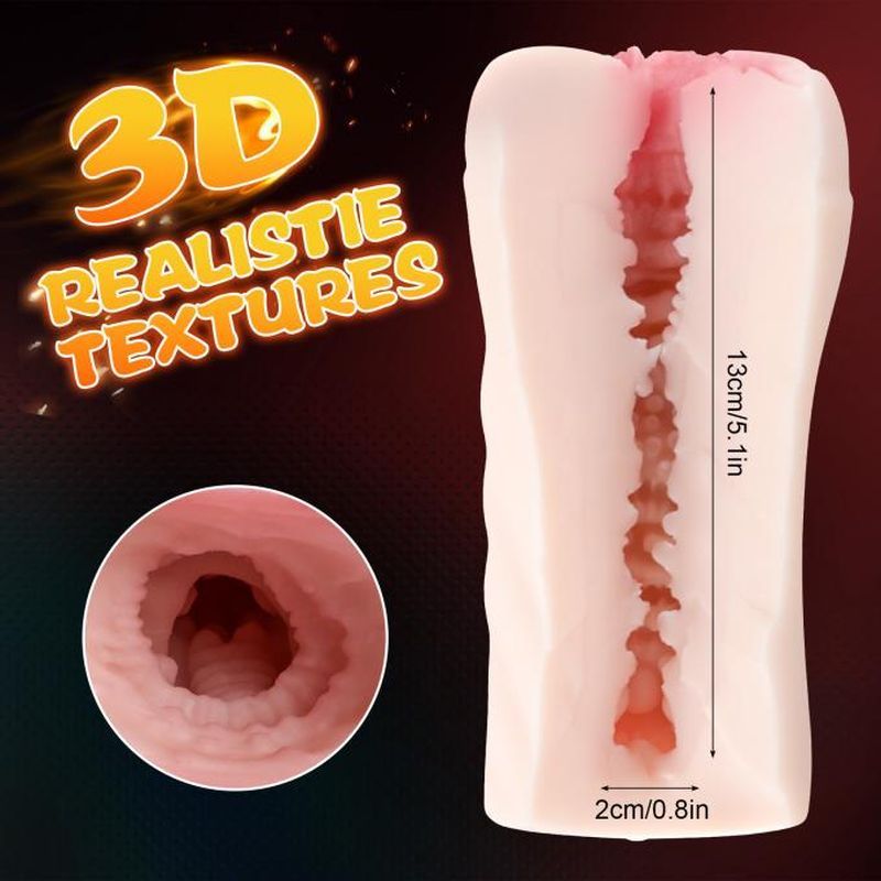 Penny Pussy Dual Layer Vibrating Masturbator - Silk and Sin