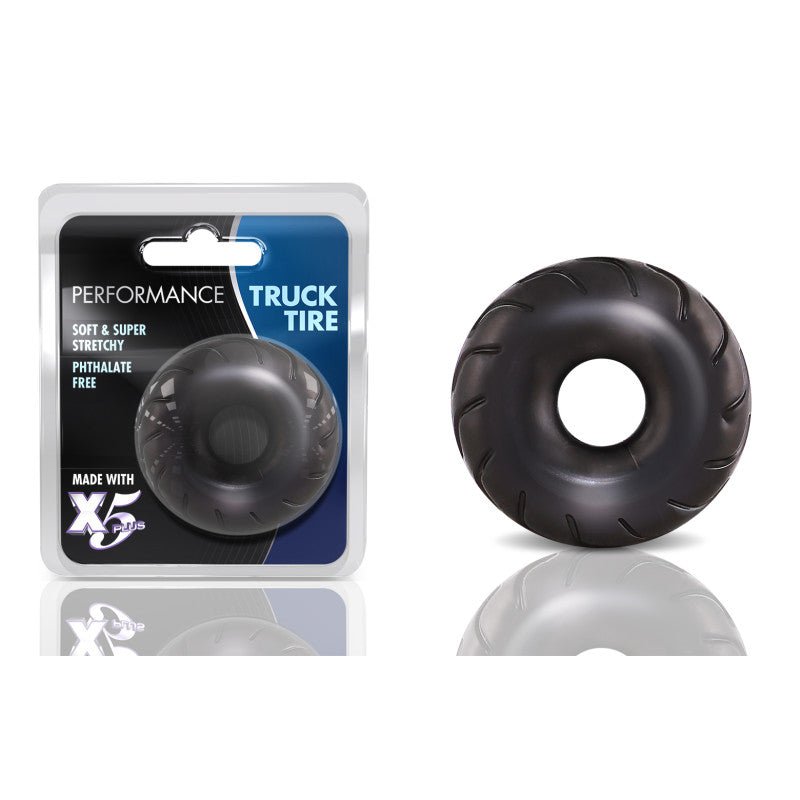 Performance Truck Tire - Black Large Cock Ring - Silk and Sin