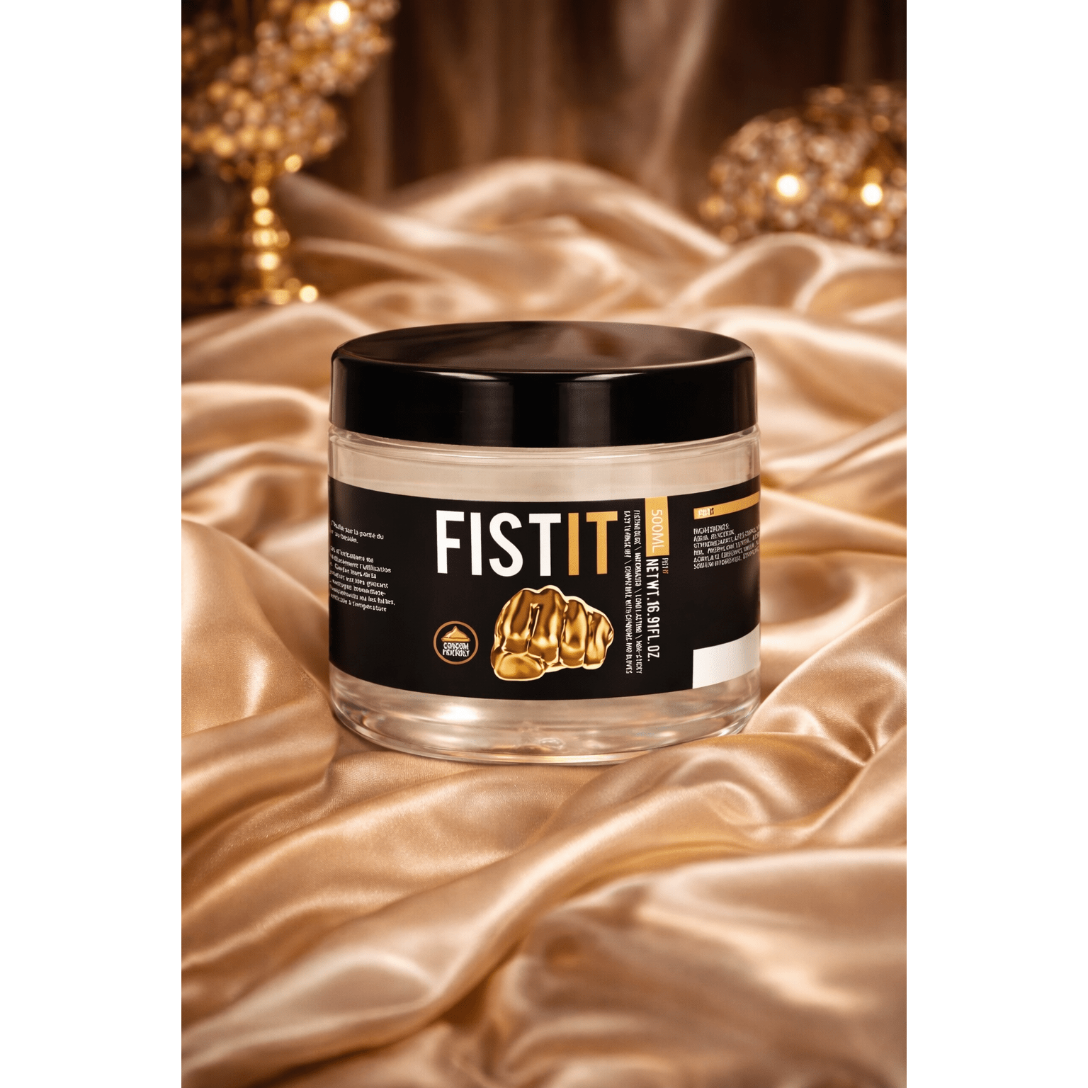Pharmquests Fist - It - Water Based Lubricant - 500 ml Tub - silkandsin