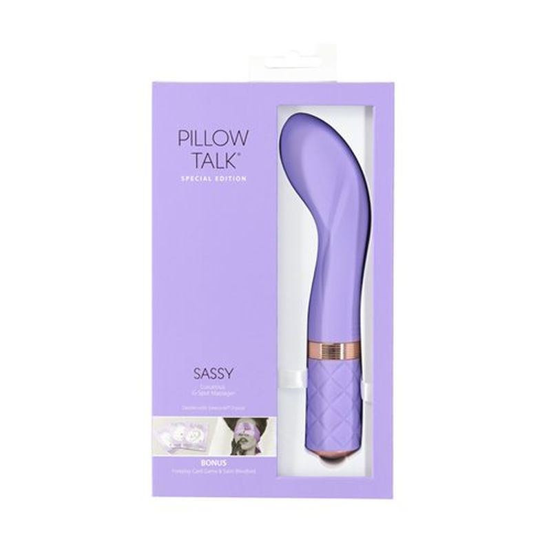 Pillow Talk Special Edition Sassy G Spot Massager Purple - Silk and Sin