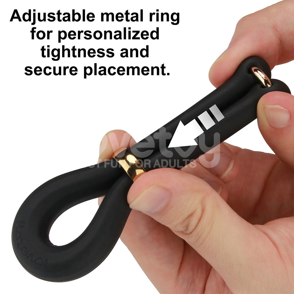 Pinnacle Pro Anyfit Stretcher - Black Adjustable Cock Ring - Silk and Sin