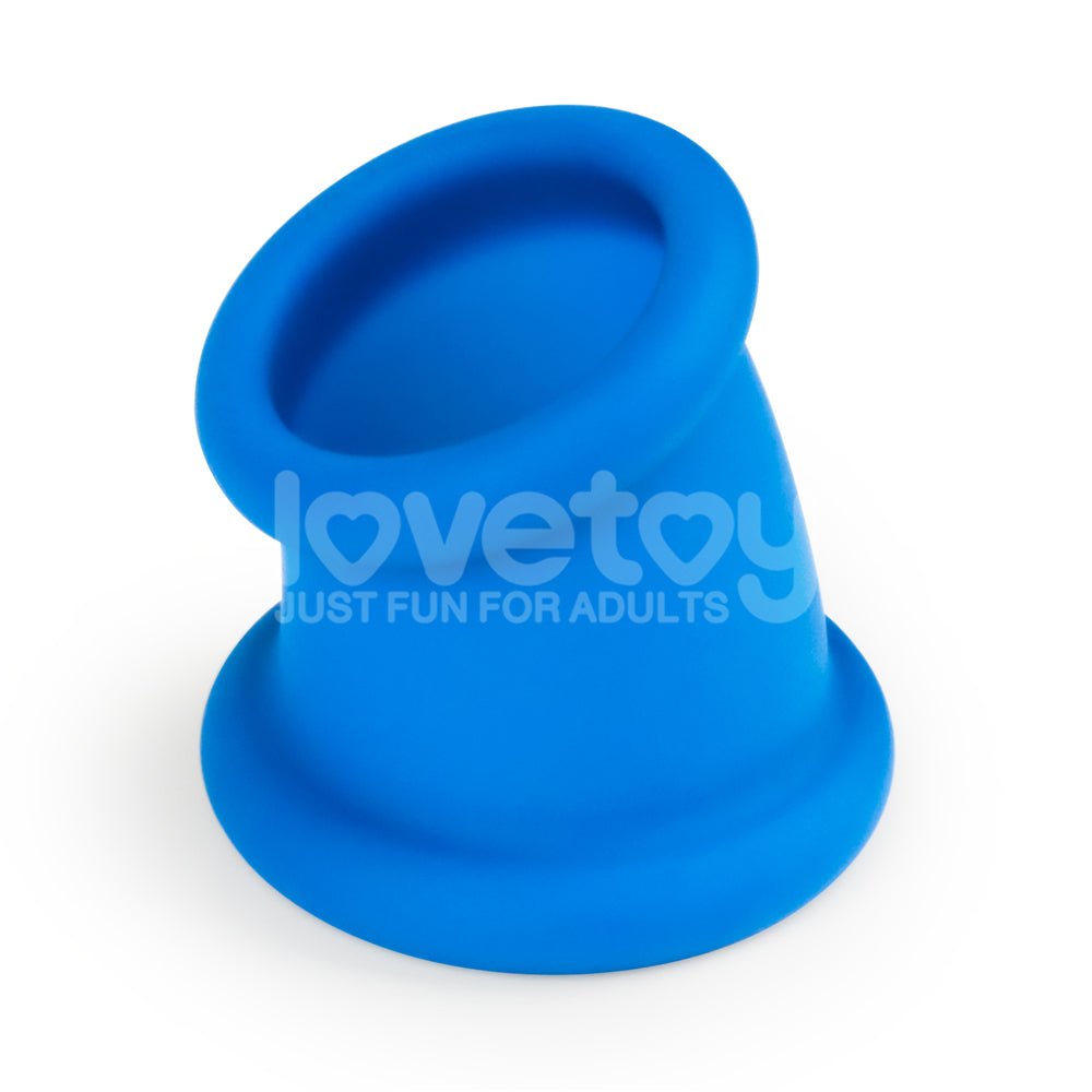 Pinnacle Pro Tapered Squeeze - Blue Ball Stretcher - Silk and Sin