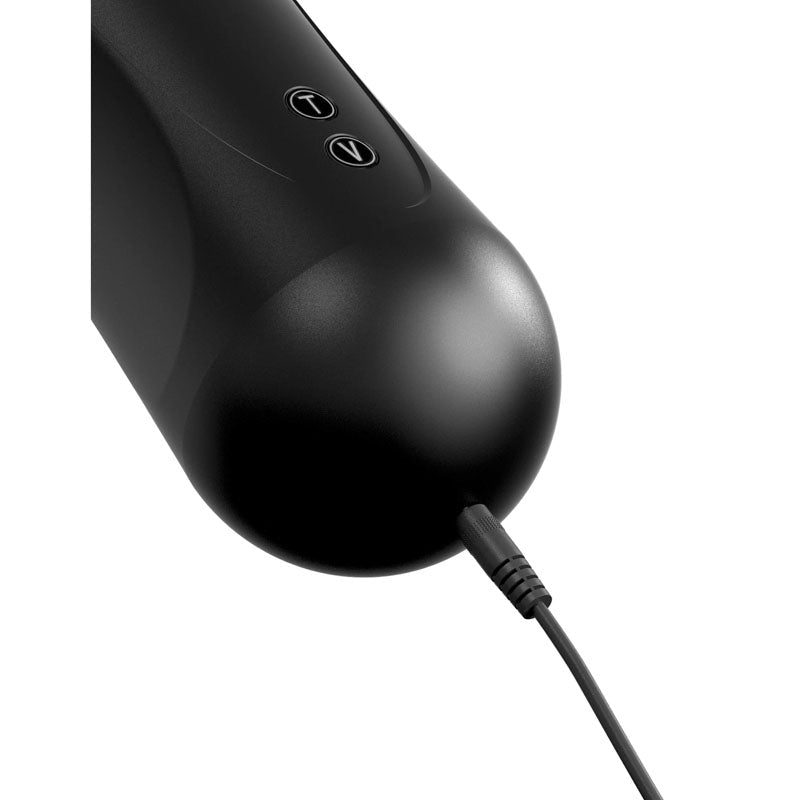 Pipedream Extreme Toyz Elite Moto Stroker - Black Powered Masturbator - silkandsin