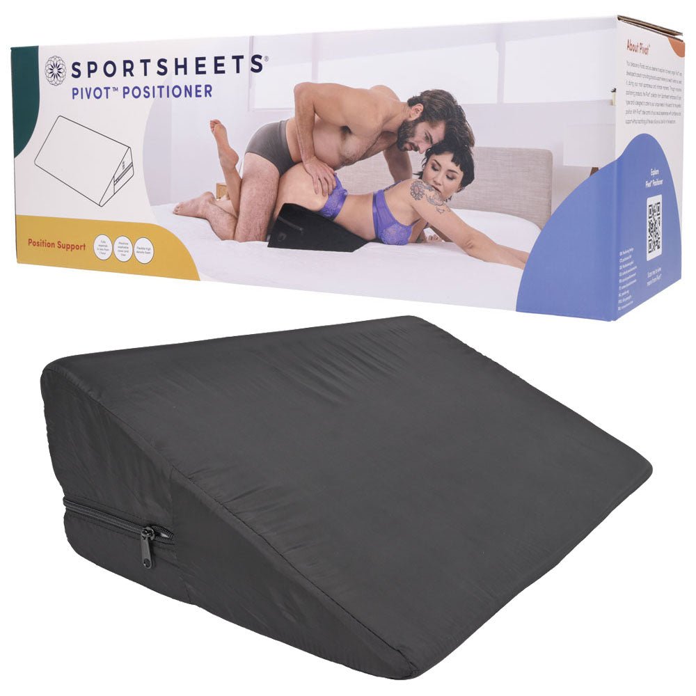 Pivot Positioner - Black Foam Position Cushion - silkandsin
