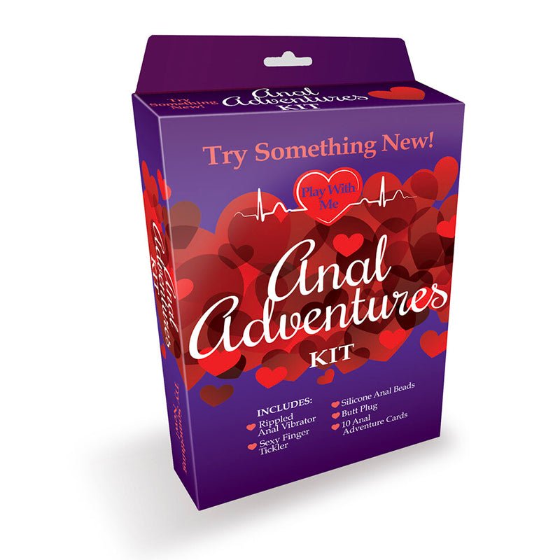 Play With Me Anal Adventures Kit - 6 Piece Set - silkandsin