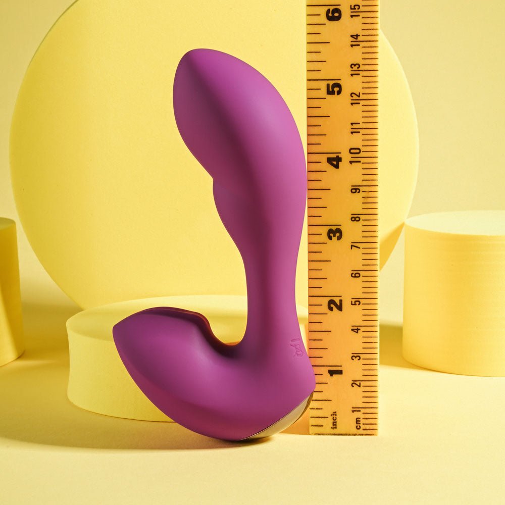 Playboy Pleasure ARCH - Purple 14.1 cm USB Rechargeable G - Spot Vibrator - silkandsin