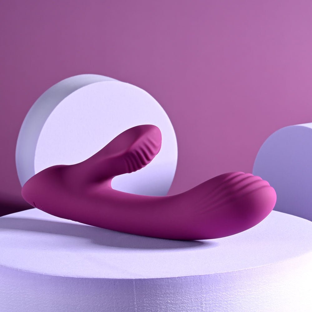 Playboy Pleasure BITTY BUNNY - Purple 14.7 cm USB Rechargeable Rabbit Vibrator - silkandsin