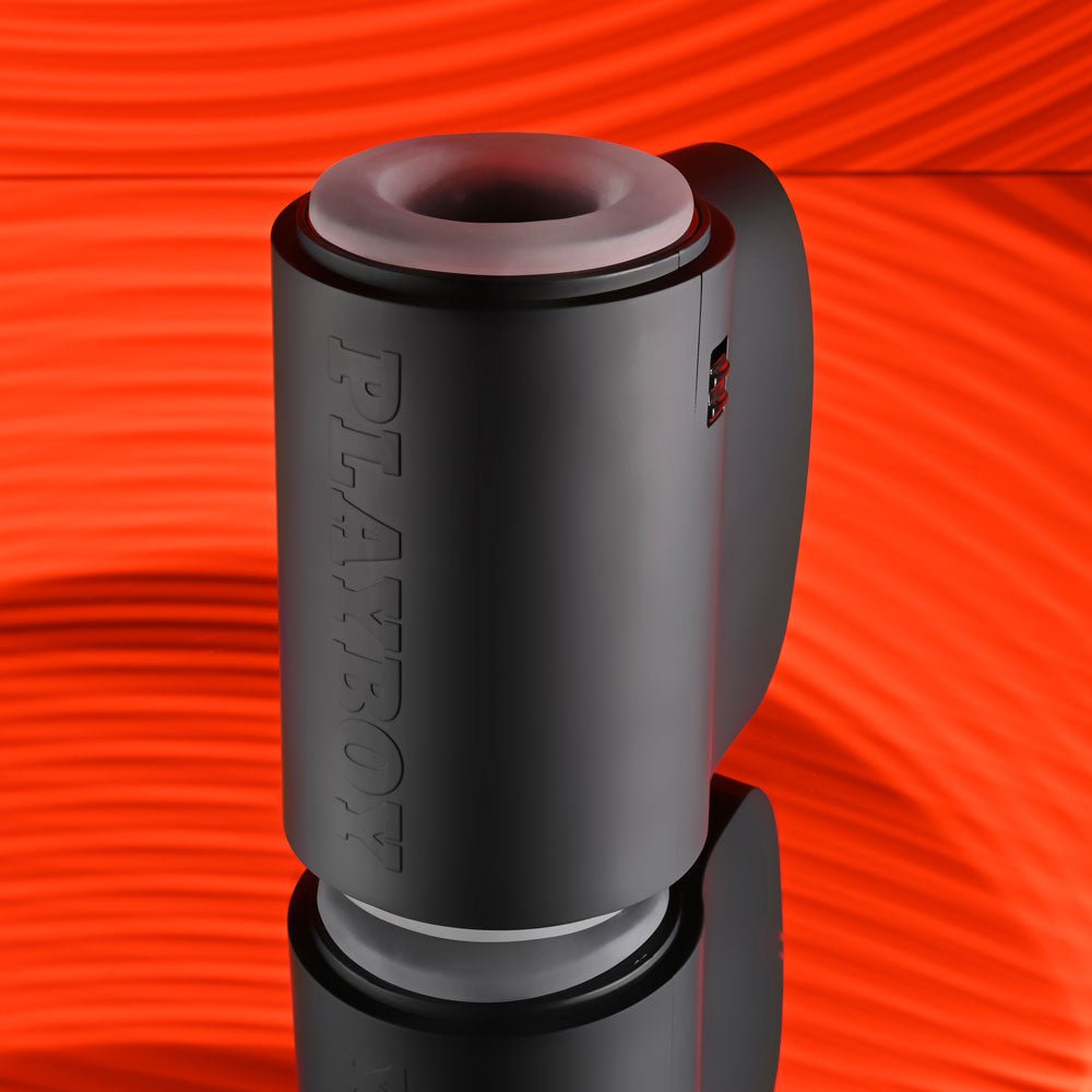 Playboy Pleasure COME ALONG - USB Rechargeable Vibrating Stroker - silkandsin