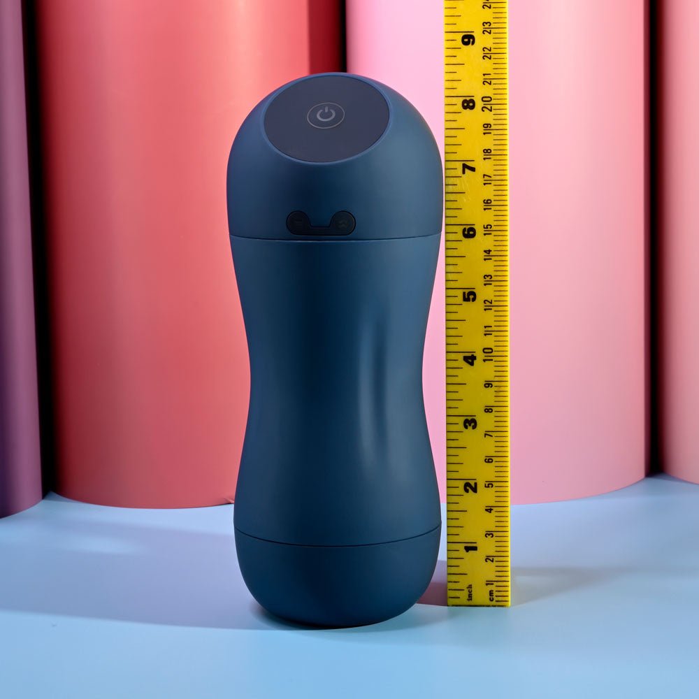 Playboy Pleasure GUSTO - USB Rechargeable Vibrating & Sucking Masturbator - silkandsin