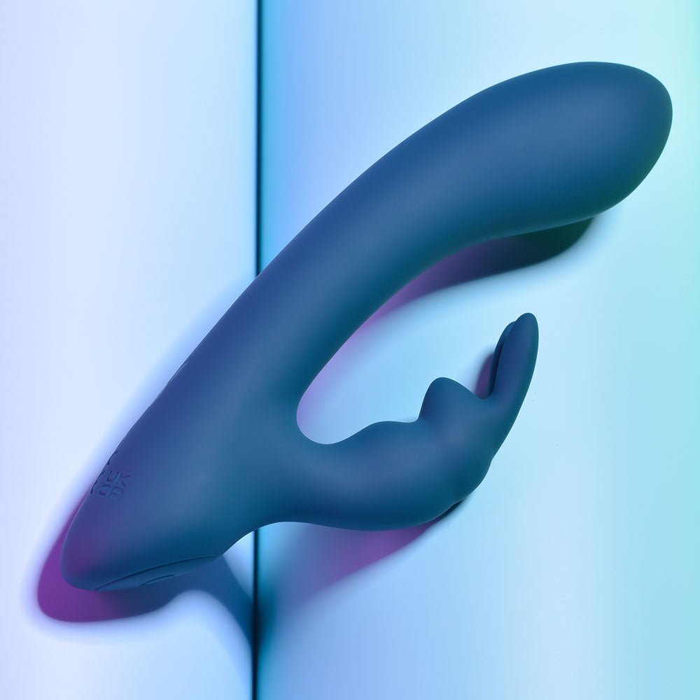 Playboy Pleasure LIL RABBIT - Deep Teal 14.6 cm USB Rechargeable Rabbit Vibrator - silkandsin