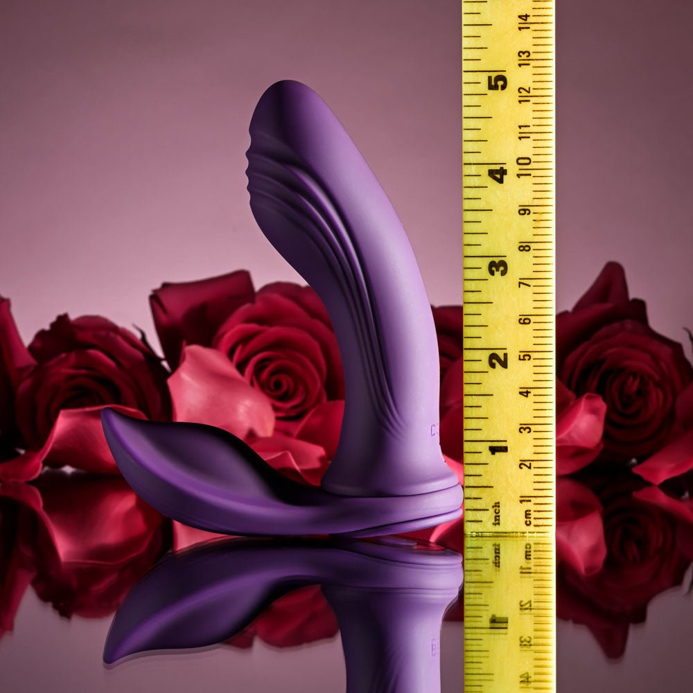 Playboy Pleasure MIX & MATCH - Purple USB Rechargeable with C - Ring Attachment - silkandsin