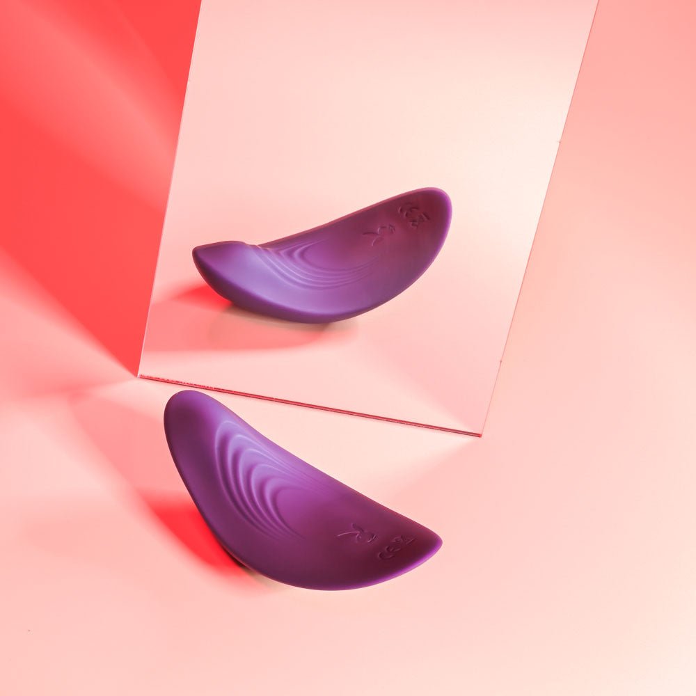 Playboy Pleasure OUR LITTLE SECRET - Purple USB Rechargeable Panty Vibrator with Wireless Remote Control - silkandsin