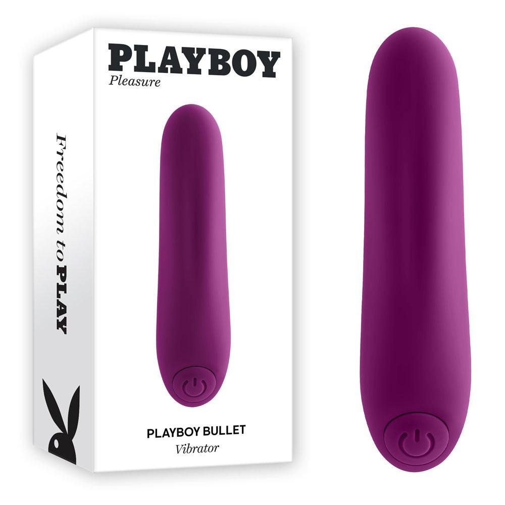 Playboy Pleasure PLAYBOY BULLET - Purple 9 cm USB Rechargeable Bullet - silkandsin